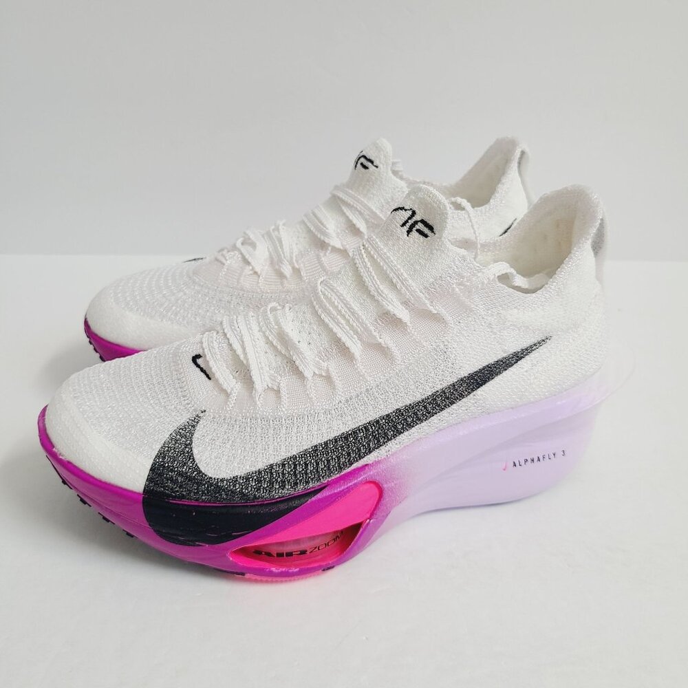 NEW Nike Womens Air Zoom Alphafly NEXT% 3 Running Shoes FD8315-100 Size 6 White - Picture 1 of 8